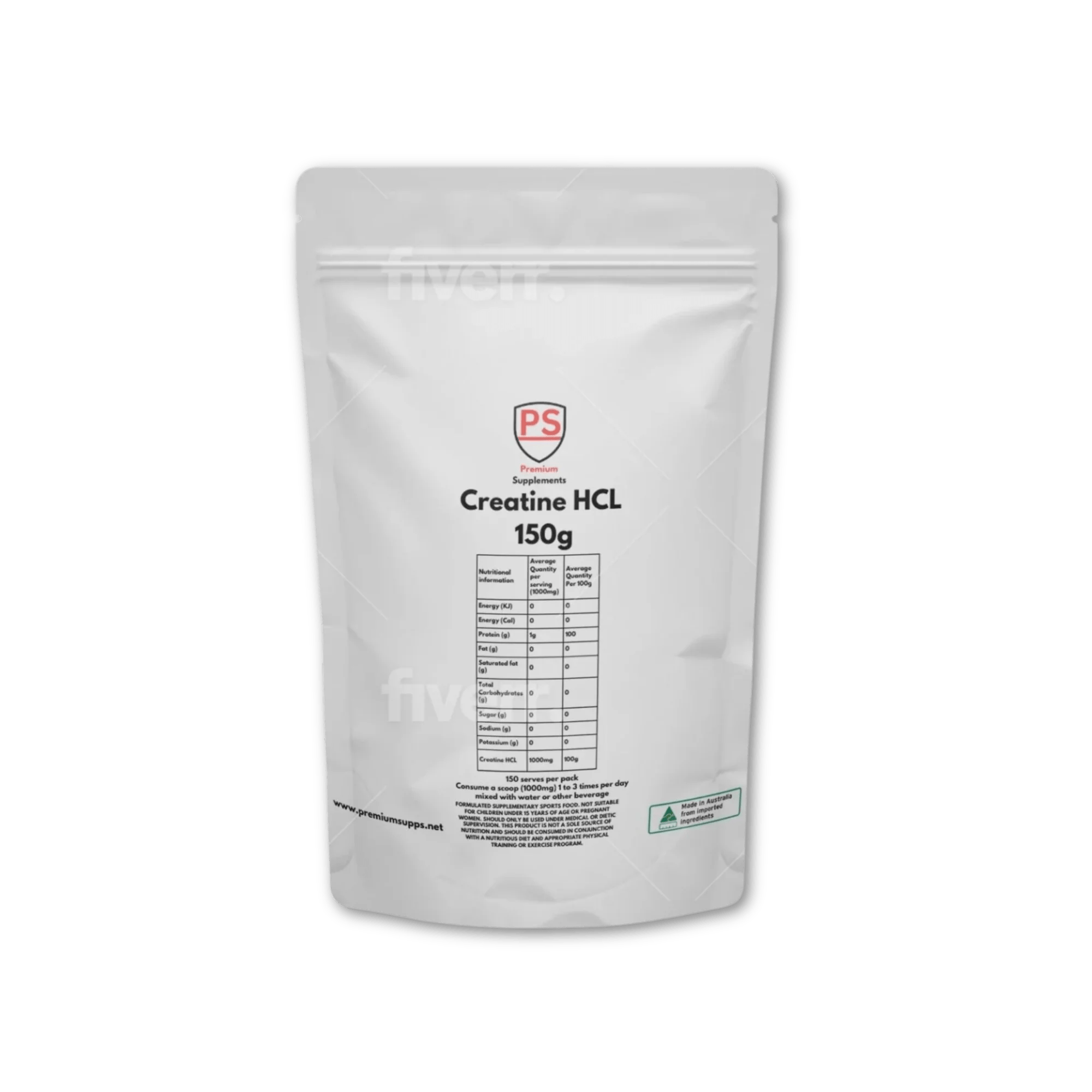 Creatine HCL 150g - Premiumsupps