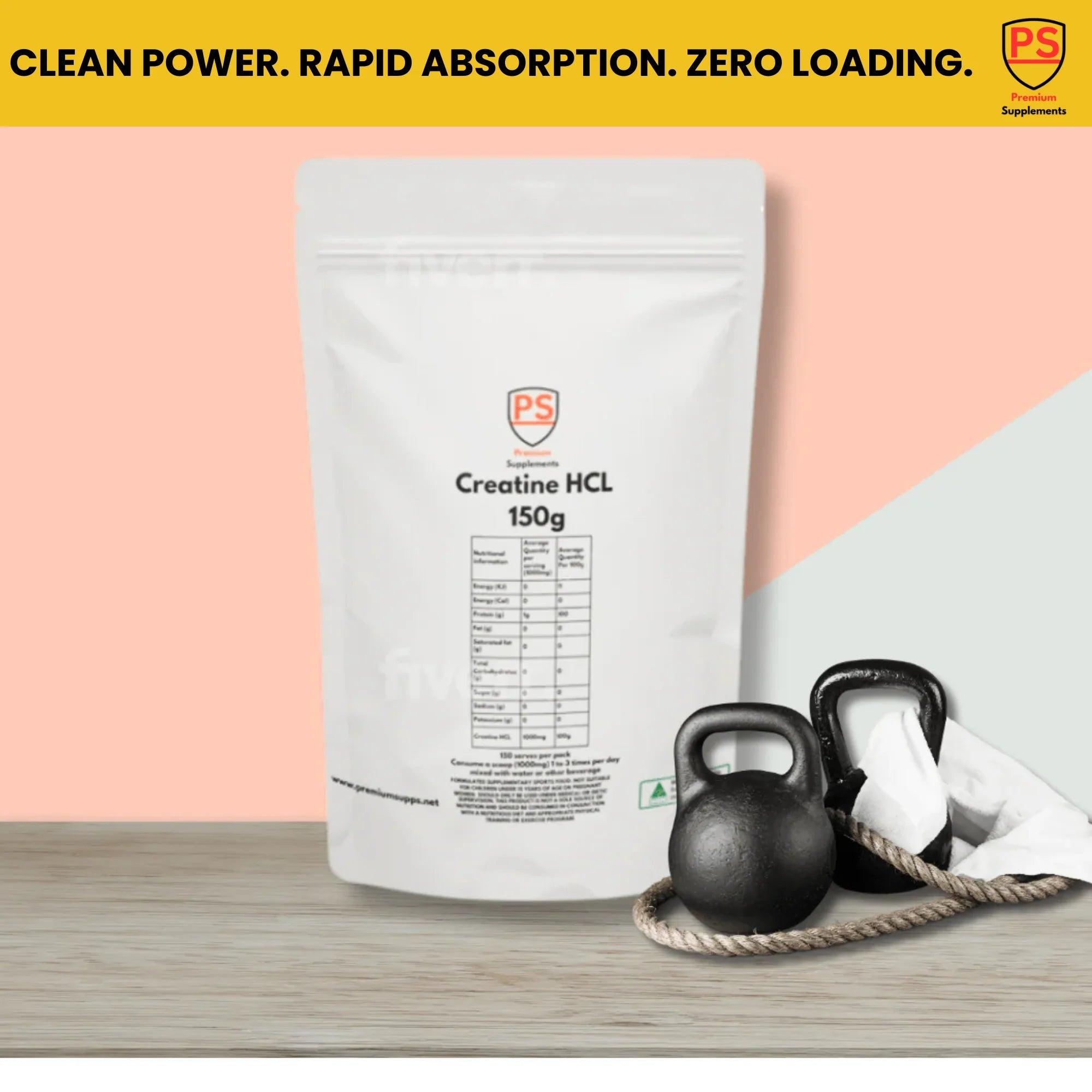 Creatine HCL 150g - Premiumsupps