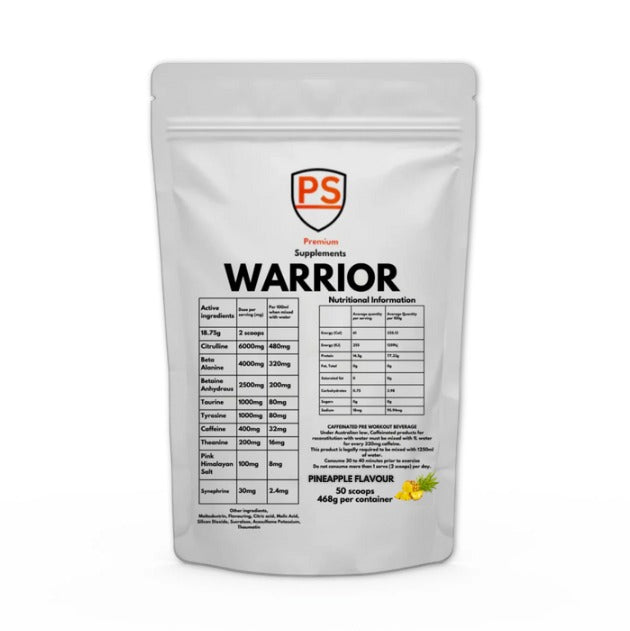 Warrior High - Stimulant Pre - workout - Premiumsupps