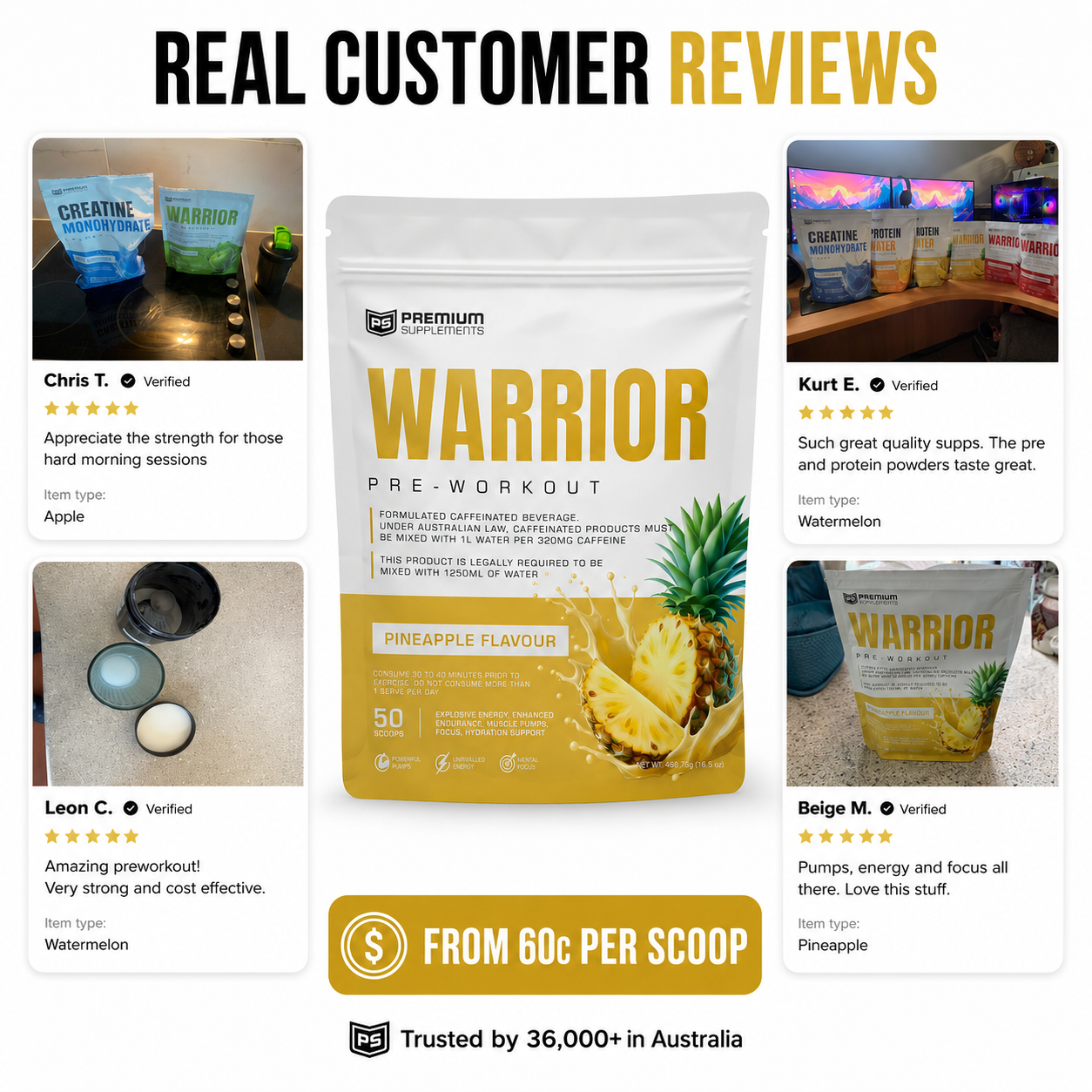 Warrior High-Stimulant Pre-workout