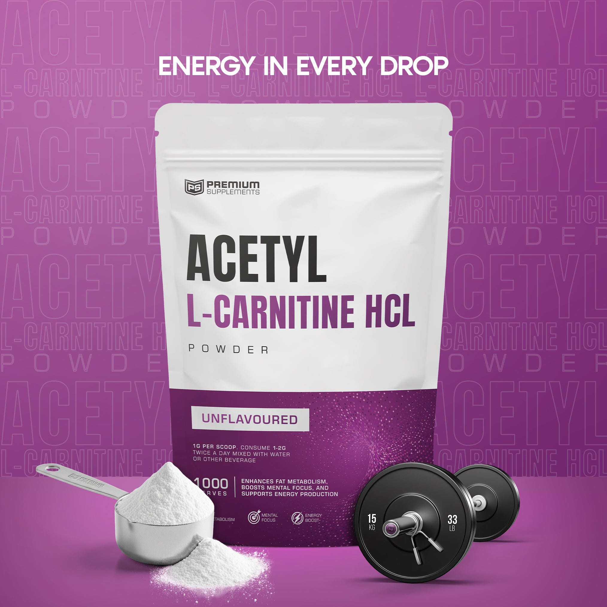 Acetyl-L-Carnitine HCL Premiumsupps Acetyl-L-Carnitine HCL Premiumsupps