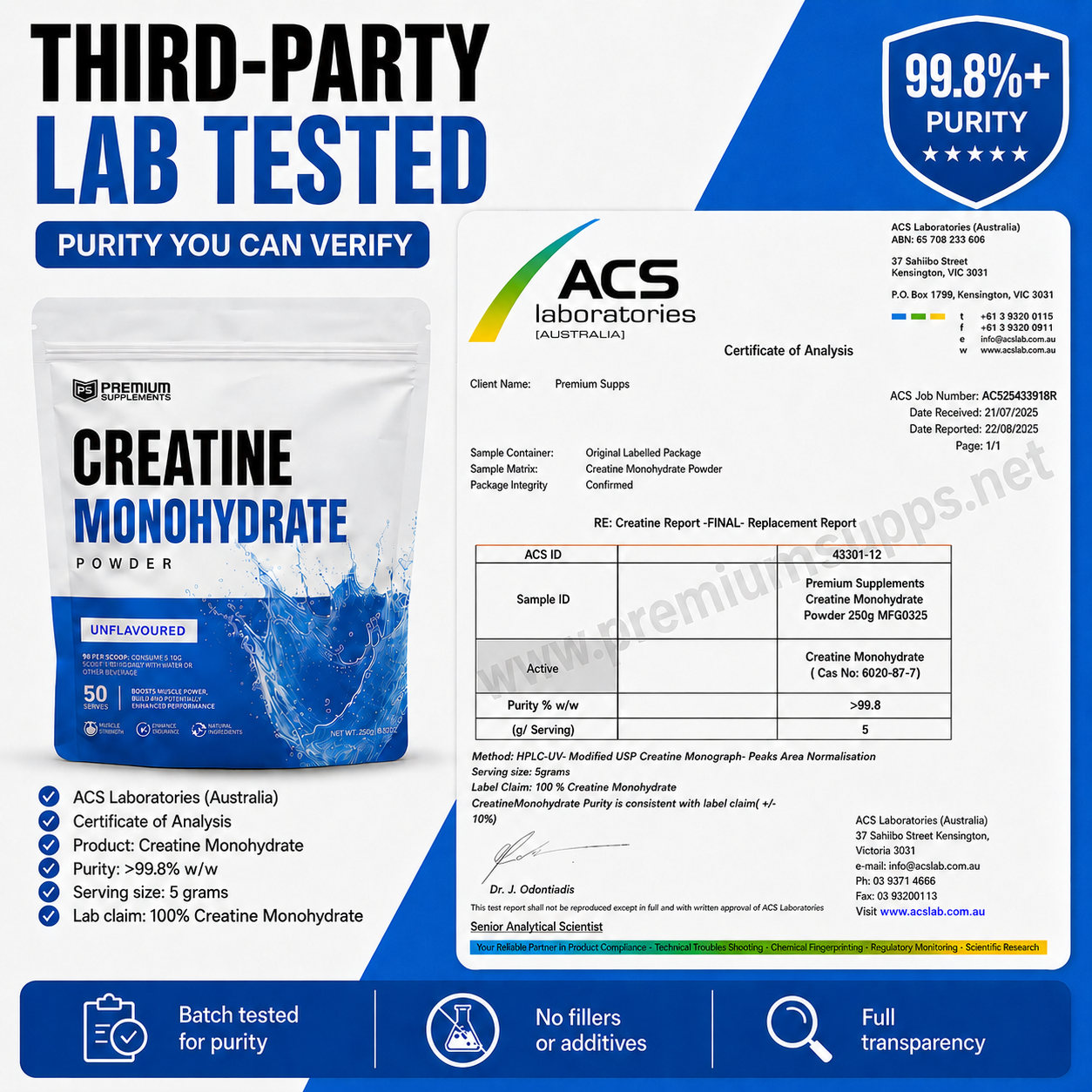 Micronised Creatine Monohydrate