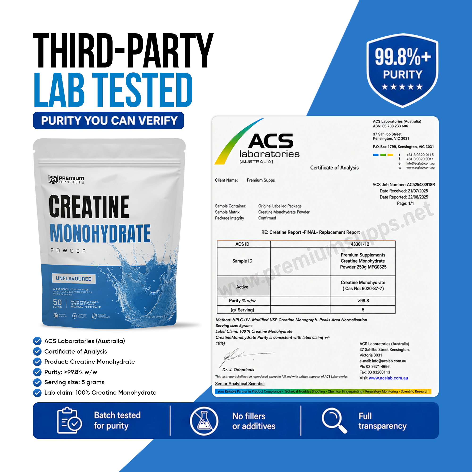 Micronised Creatine Monohydrate