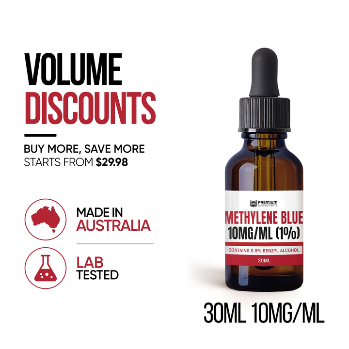 Methylene Blue 30ml 10mg/ml (1% solution)
