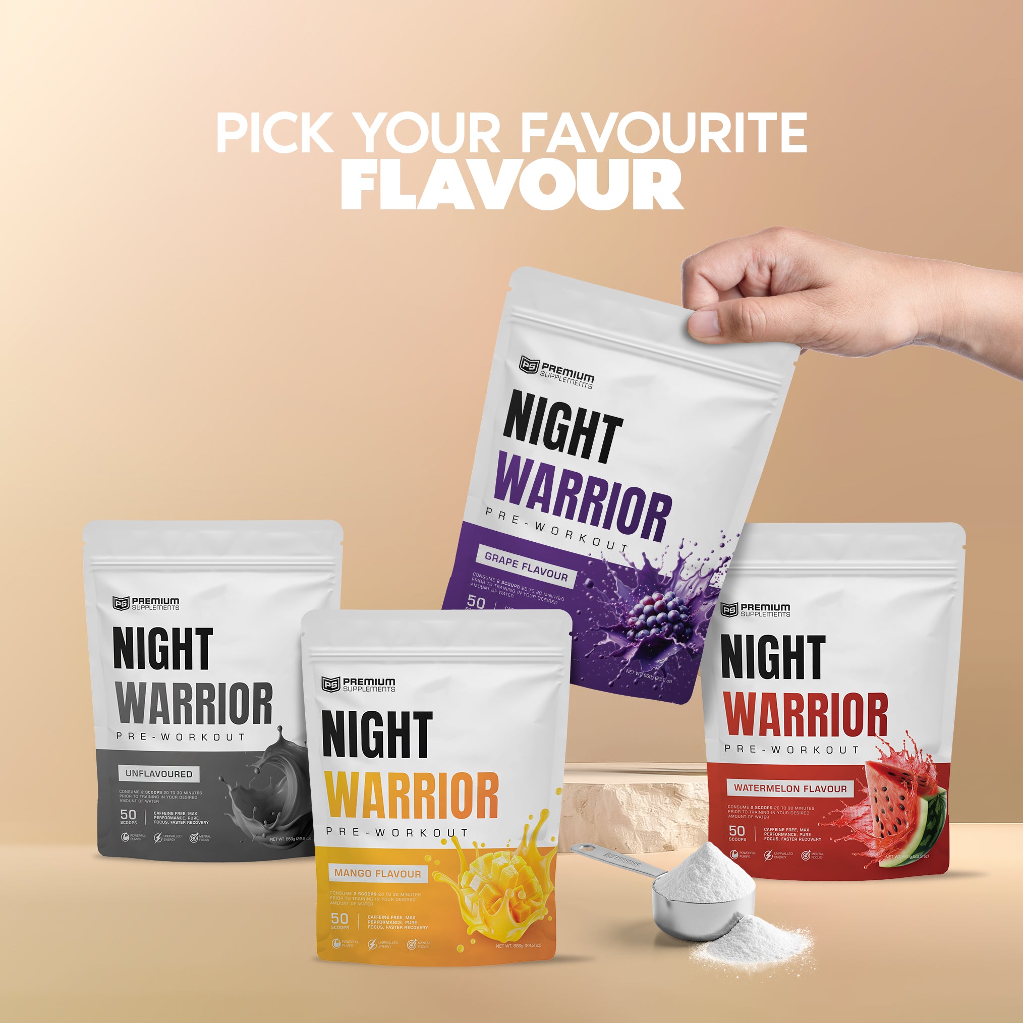 Night warrior Caffeine-free Pre-workout