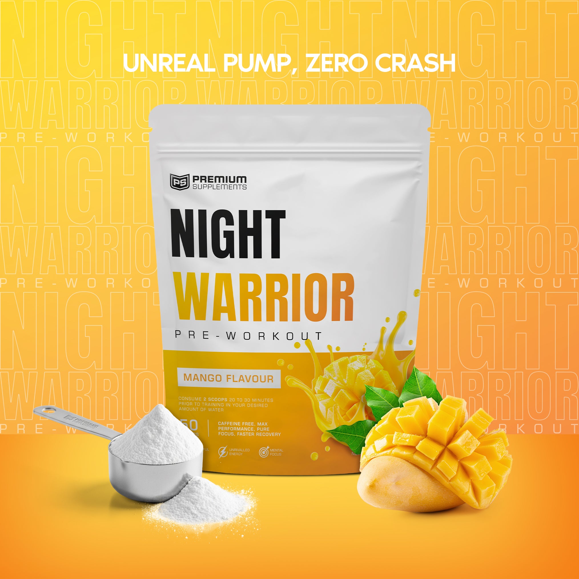 Night warrior Caffeine-free Pre-workout