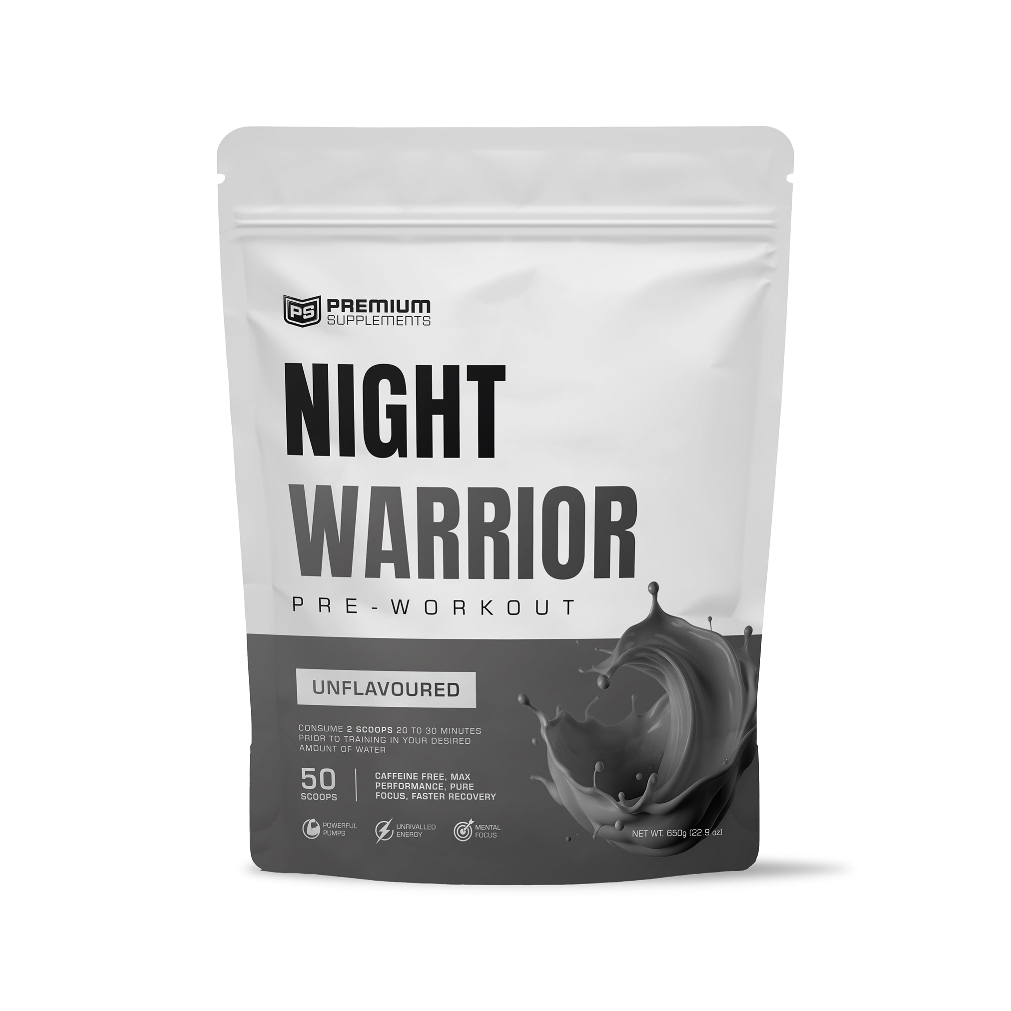 Night warrior Caffeine-free Pre-workout