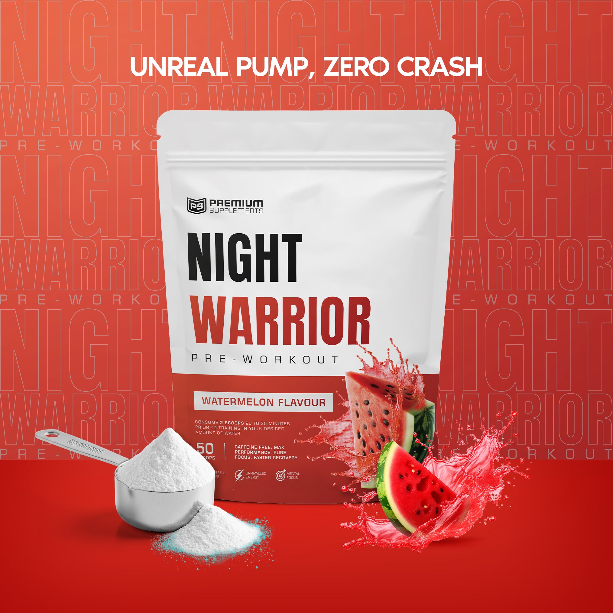 Night warrior Caffeine-free Pre-workout
