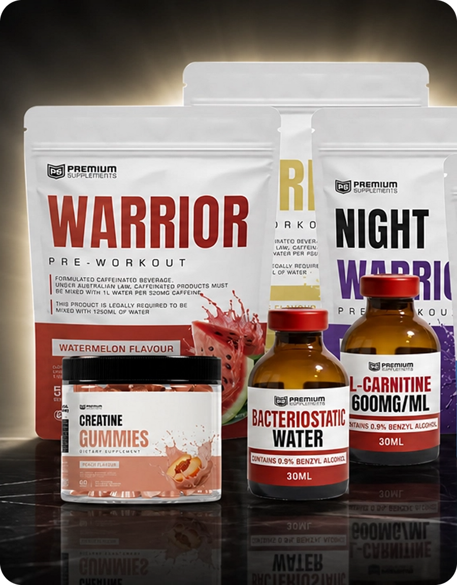 Premium Supplements Bags and Jars