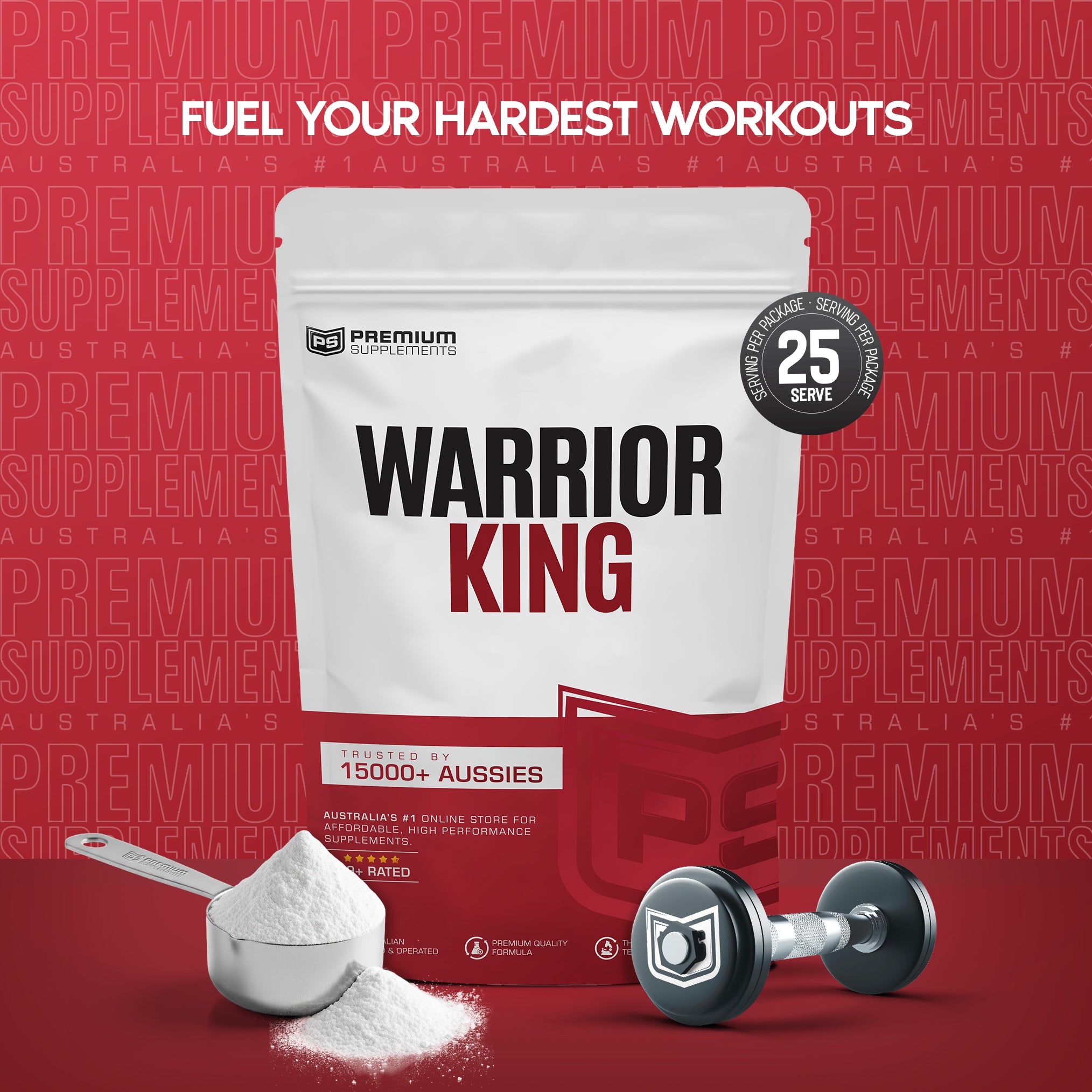 Warrior KING Ultra High-Stim Pre-workout