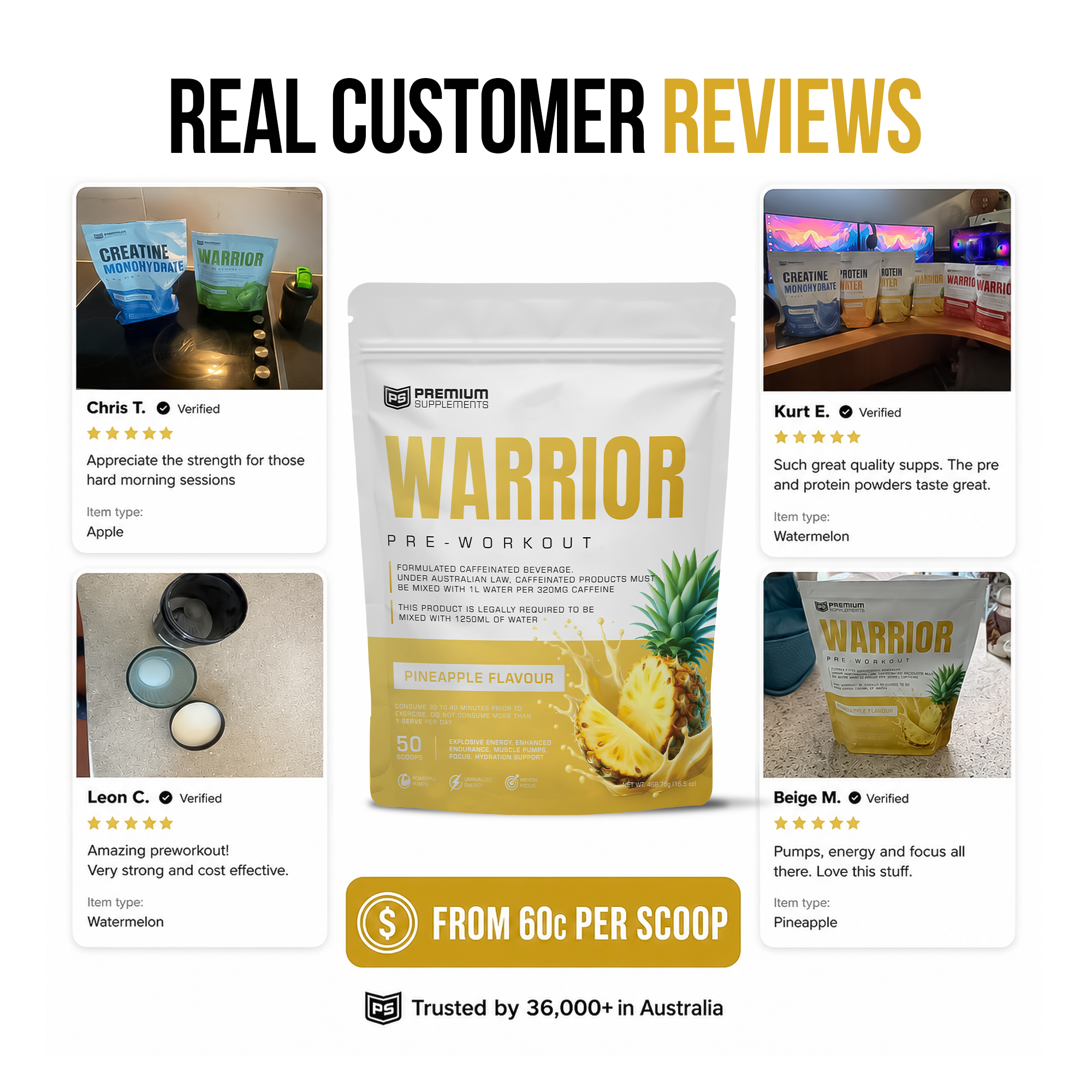 Warrior High-Stimulant Pre-workout