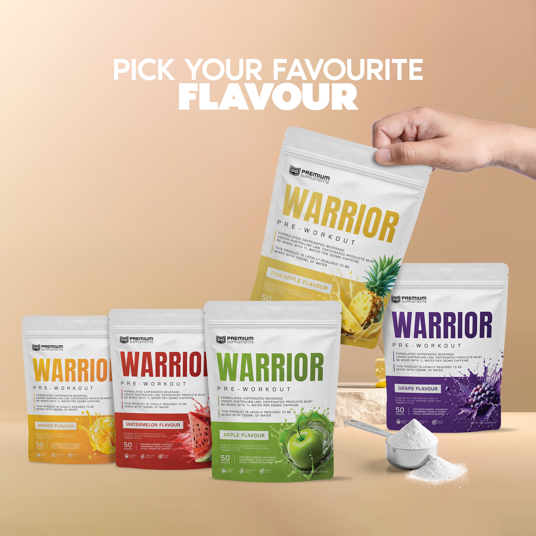 Warrior High-Stimulant Pre-workout