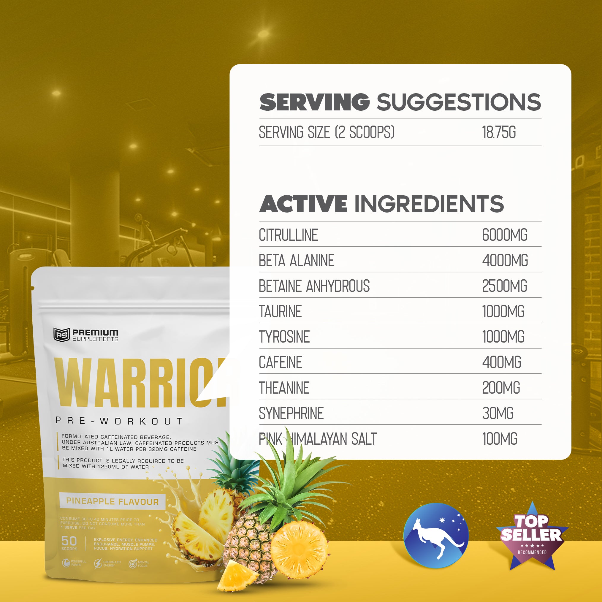 Warrior High-Stimulant Pre-workout