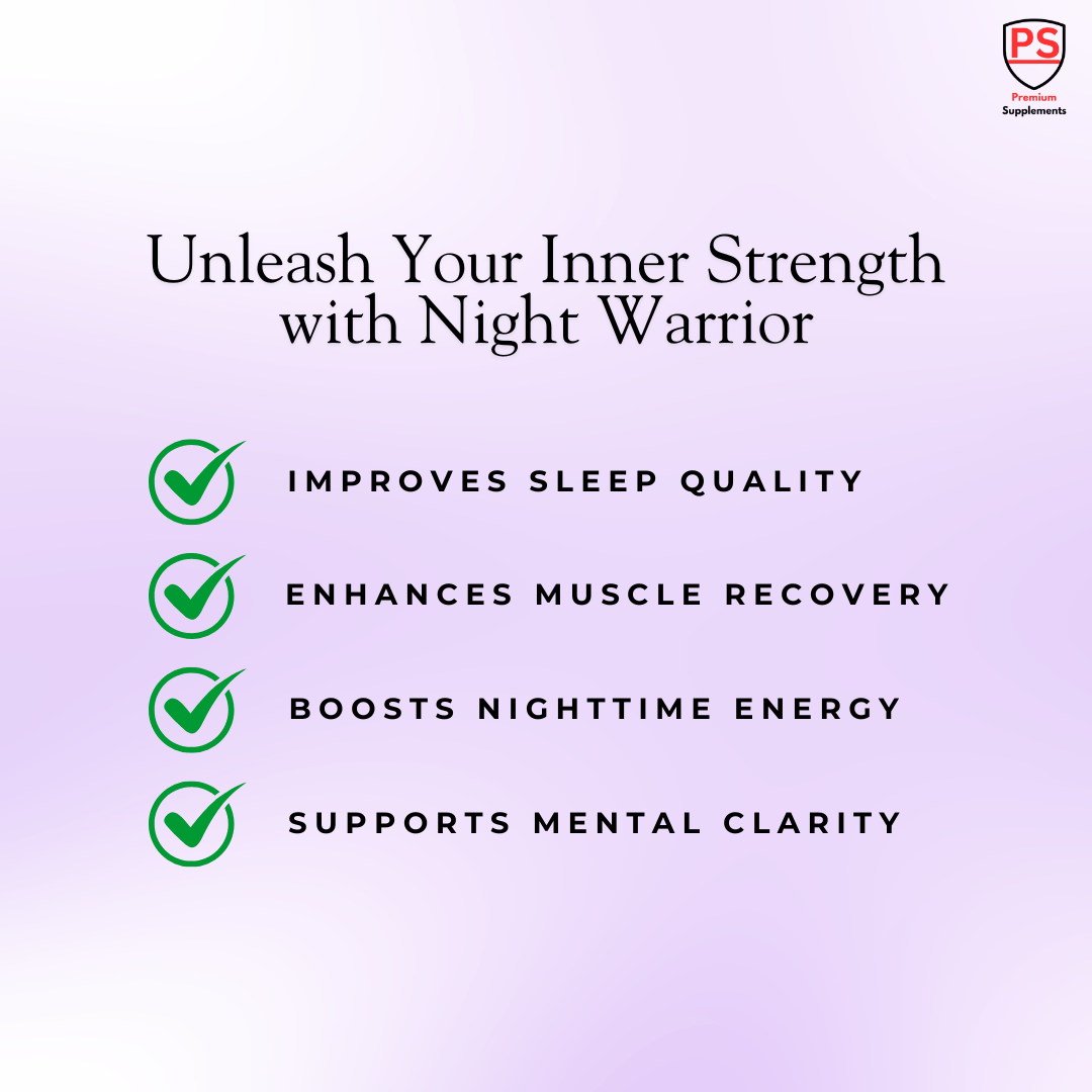 Night warrior Caffeine - free Pre - workout - Premiumsupps