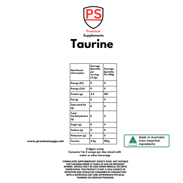 Taurine - Premiumsupps