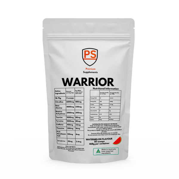 Warrior High - Stimulant Pre - workout - Premiumsupps