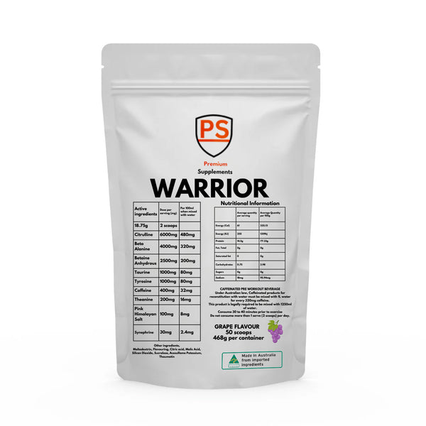 Warrior High - Stimulant Pre - workout - Premiumsupps