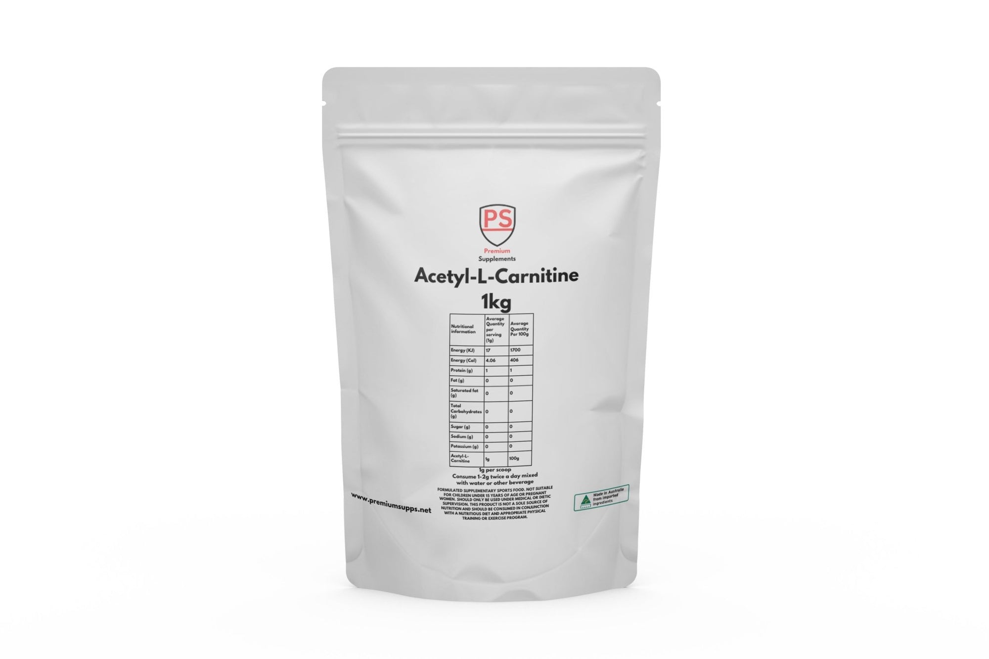 ALCAR HCl (Acetyl L-Carnitine HCl) - Premiumsupps